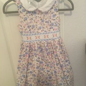 Bonnie Jean smocked spring dress 2t